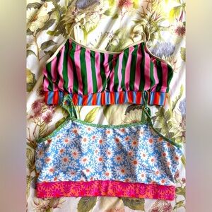 Two Lime Ricki bathing suit tops